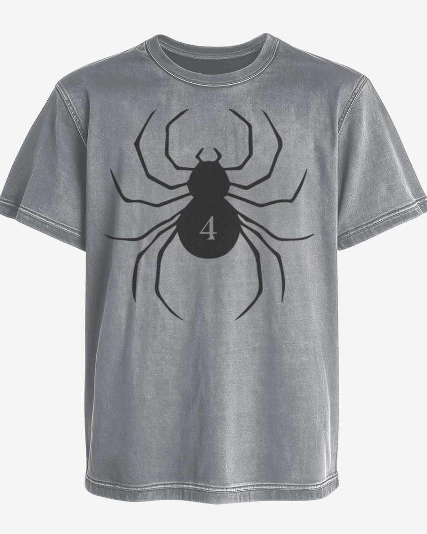 Polera desgastada Gris Melange de Ryodan 4