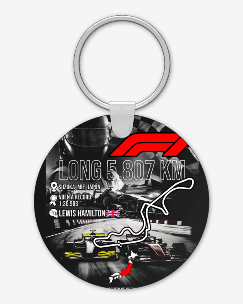 Llavero F1 Circuito de Suzuka