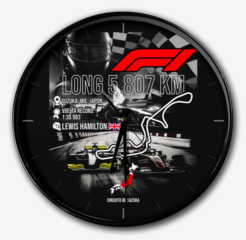 Reloj F1 Circuito de Suzuka