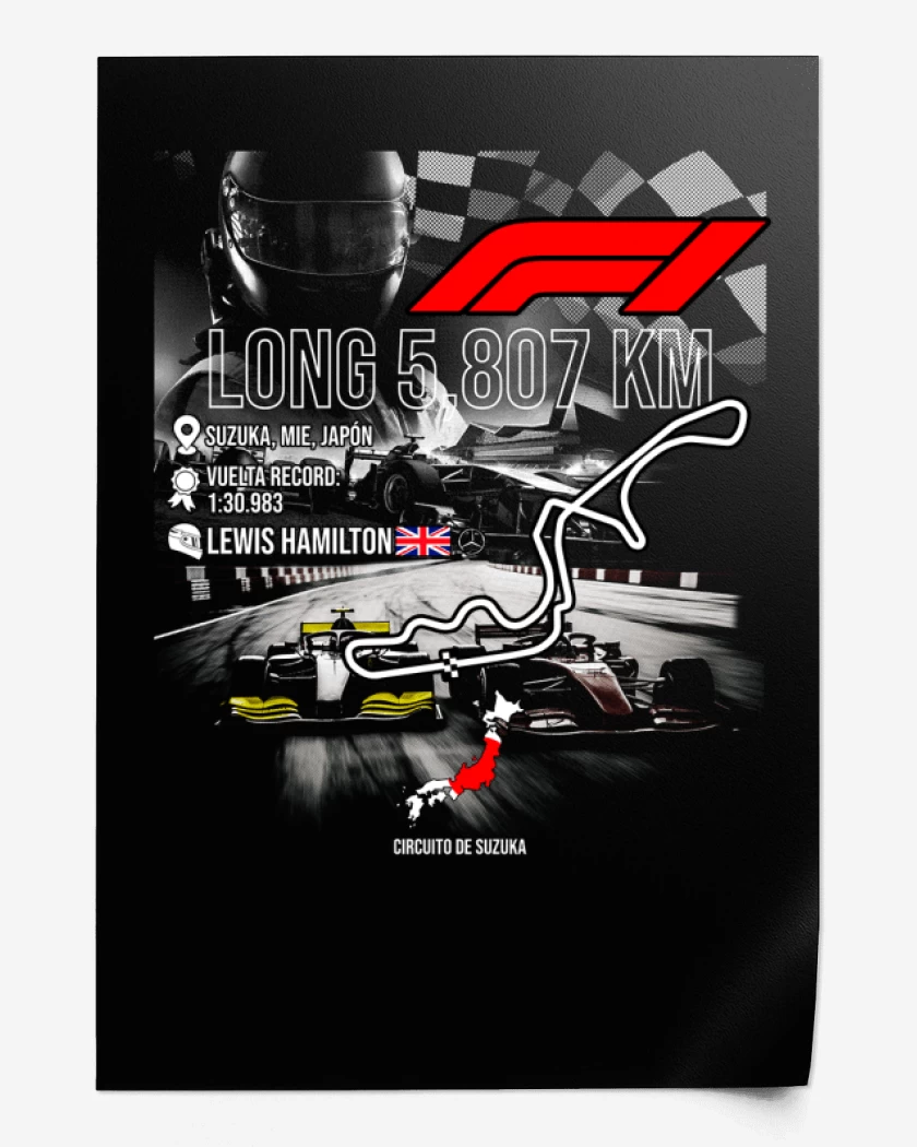 Print F1 Circuito de Suzuka