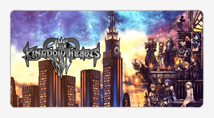 Mouse pad Gamer Kingdom hearts tres