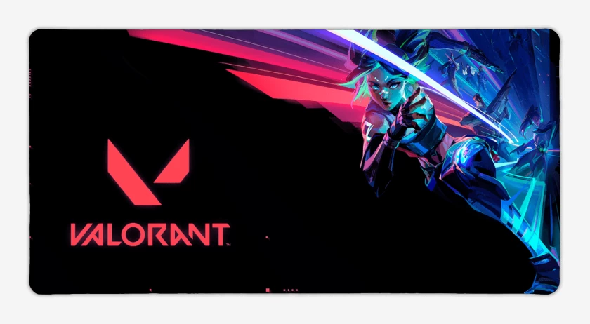 Mouse pad Gamer Negro de Neon
