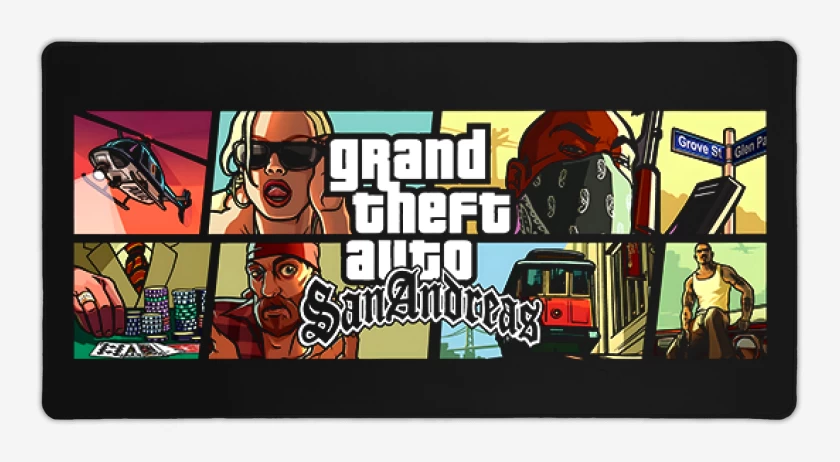 Mouse pad Gamer Gta San andreas portada
