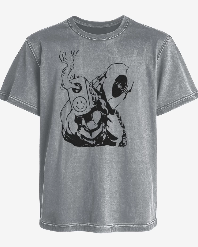 Polera desgastada Pozo de la muerte 6