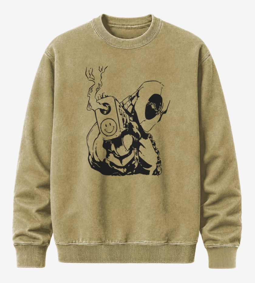 Poleron Polo Acid Wash Pozo de la muerte 6