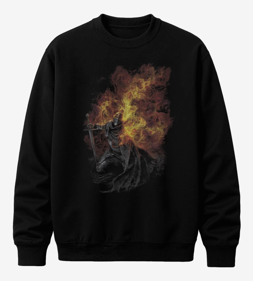 Poleron polo Negro de Vyke - Elden Ring