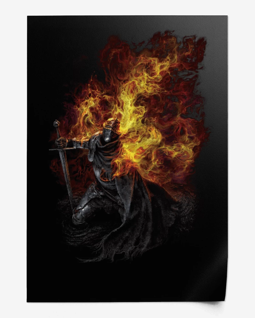 Print Negro de Vyke - Elden Ring