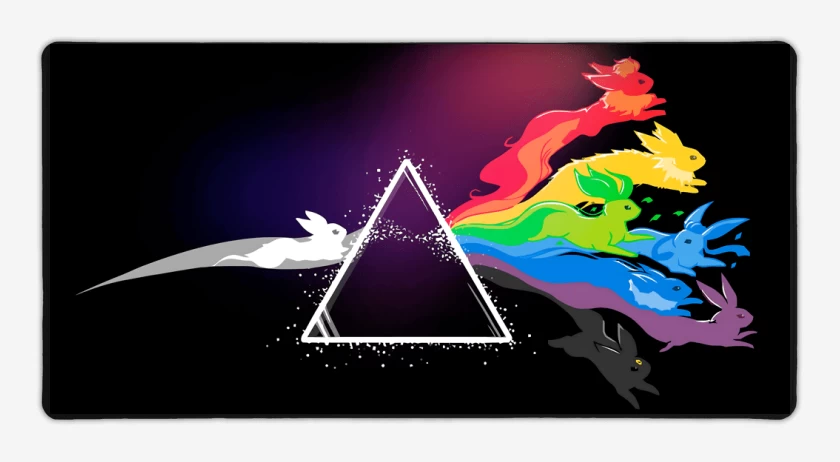 Mouse pad Gamer Negro de Evees 