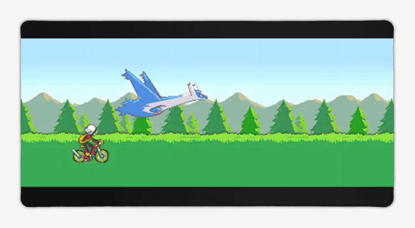 Mouse pad Gamer Pokemon bits