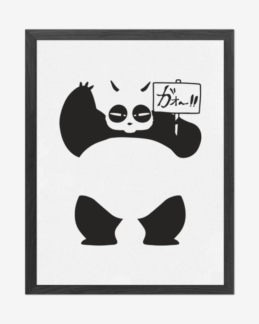 Cuadro decorativo Blanco de Panda