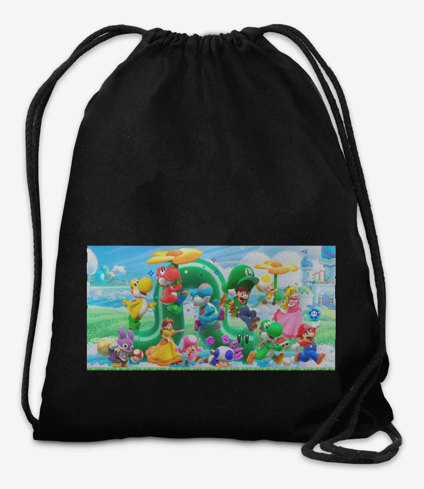 Mochila Negro de Super hermanos wonder