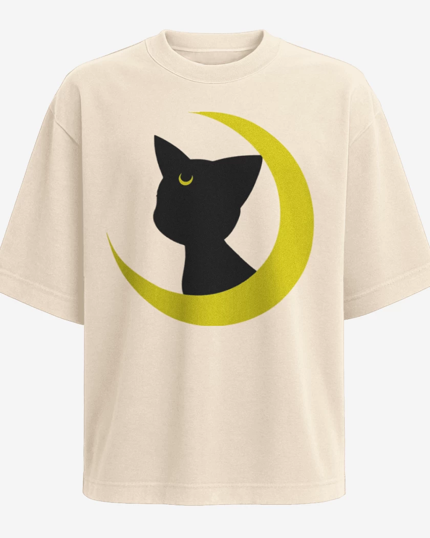 Polera Oversize Luna gato