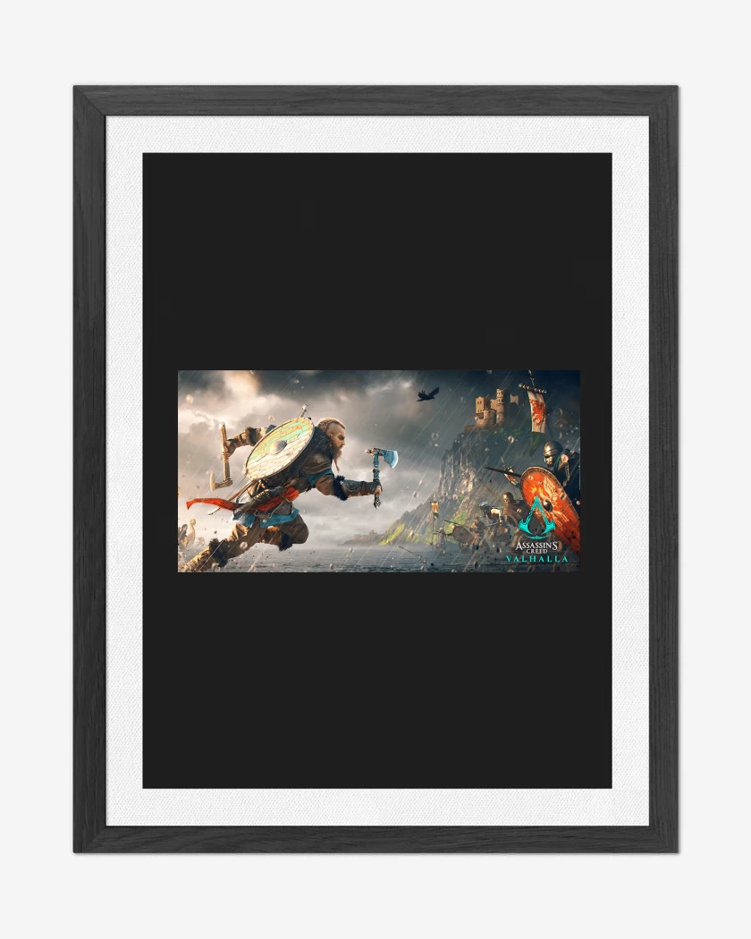 Cuadro decorativo Negro de Asesino Valhalla