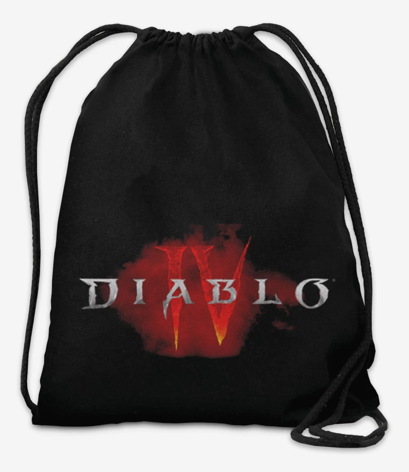Mochila Negro de Diablo 4