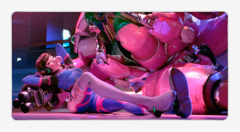 Mouse pad Gamer Negro de Dva