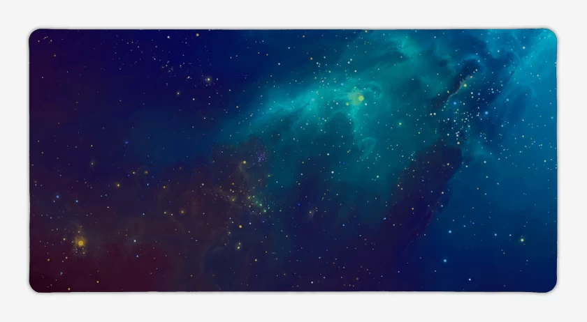 Mouse pad Gamer Negro de Stellar 