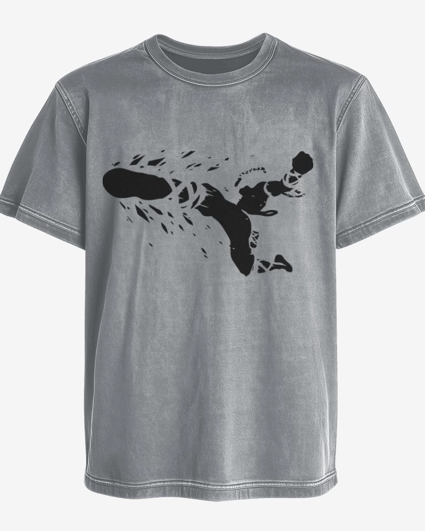 Polera desgastada Gris Melange de Lee sin