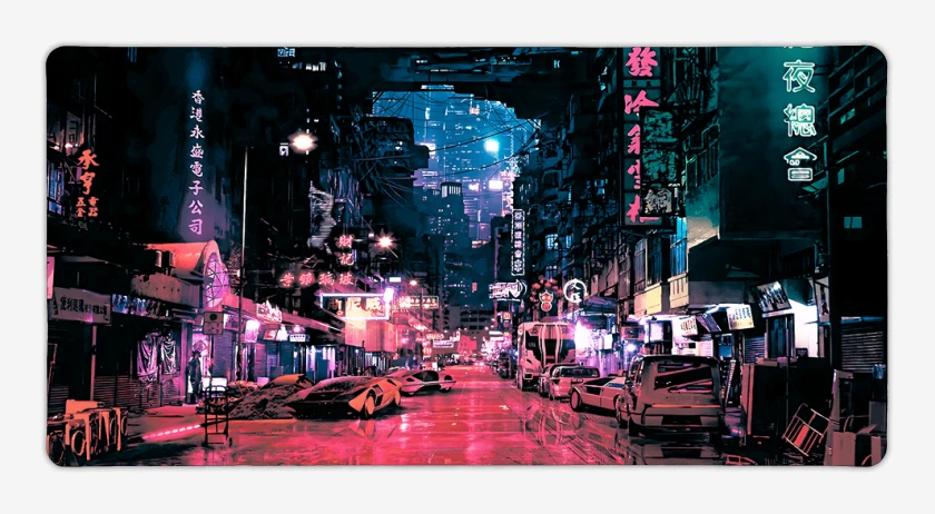 Mouse pad Gamer Night city
