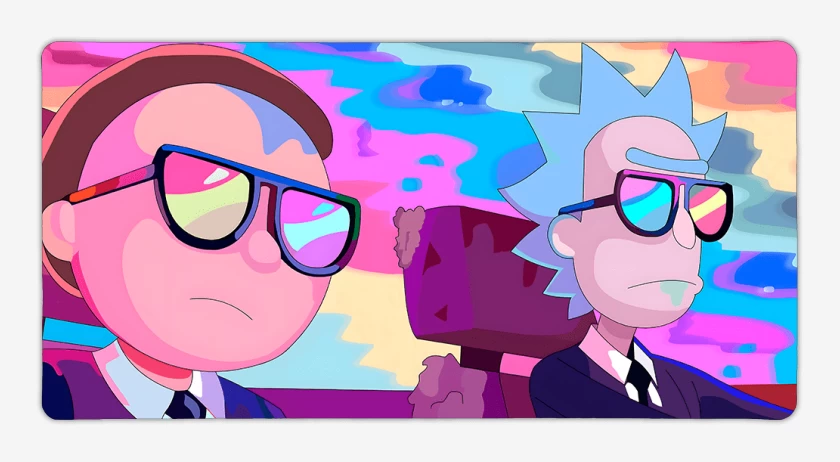 Mouse pad Gamer Rick and morty