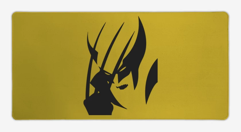 Mouse pad Gamer Amarillo de Wolverine