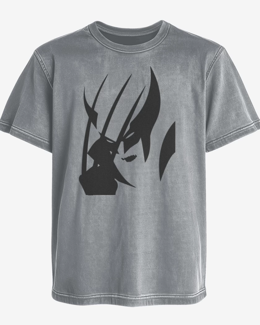 Polera desgastada Gris Melange de Wolverine