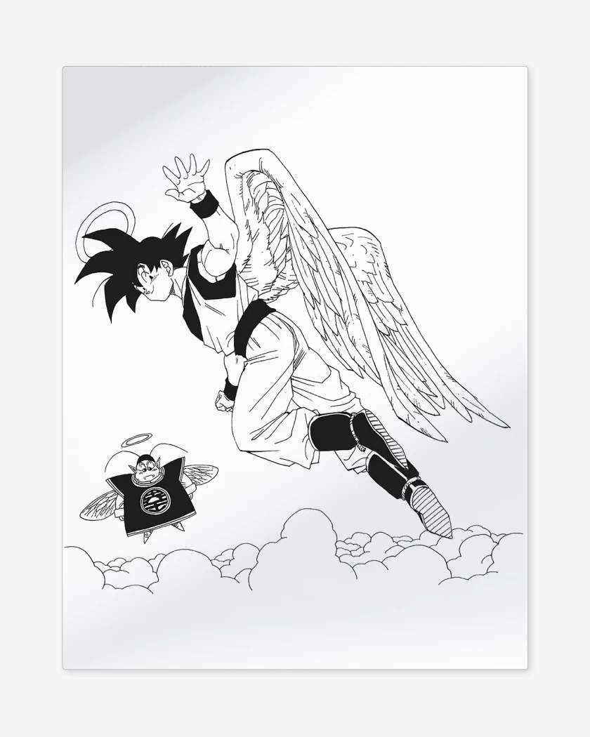 Print metalico Blanco de The END 