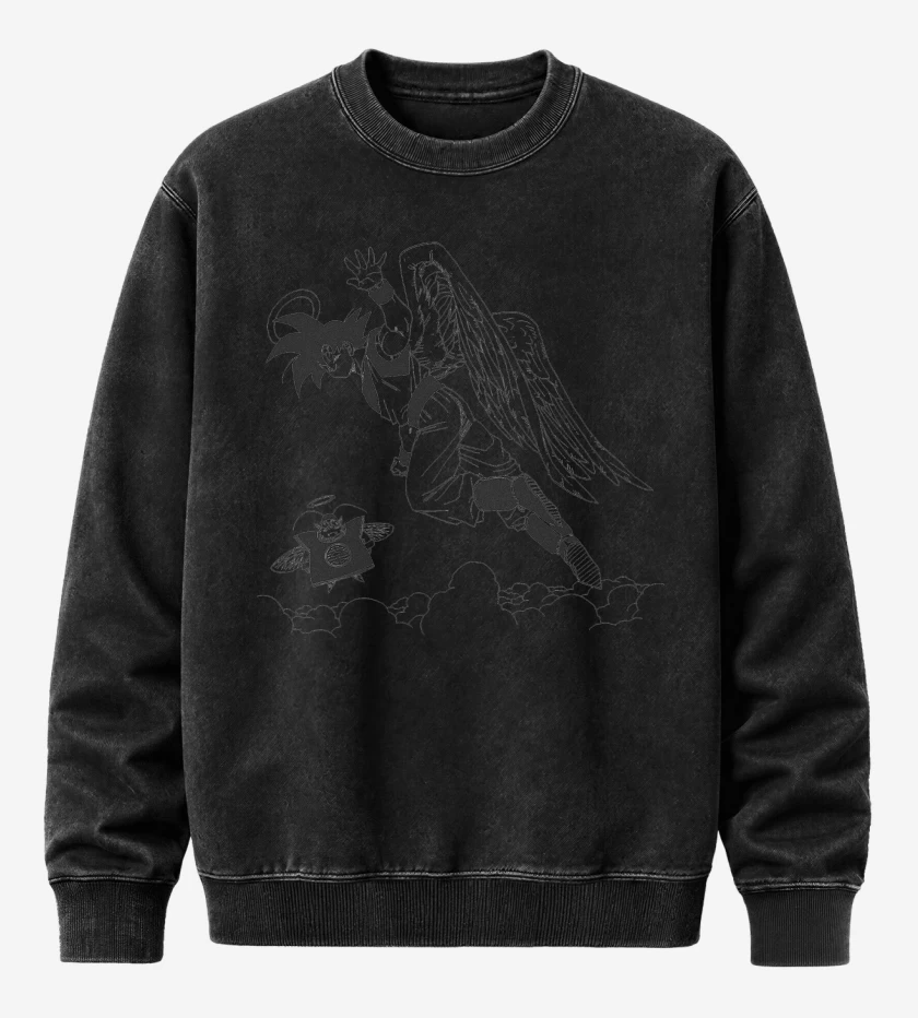 Poleron Polo Acid Wash Negro de The END 