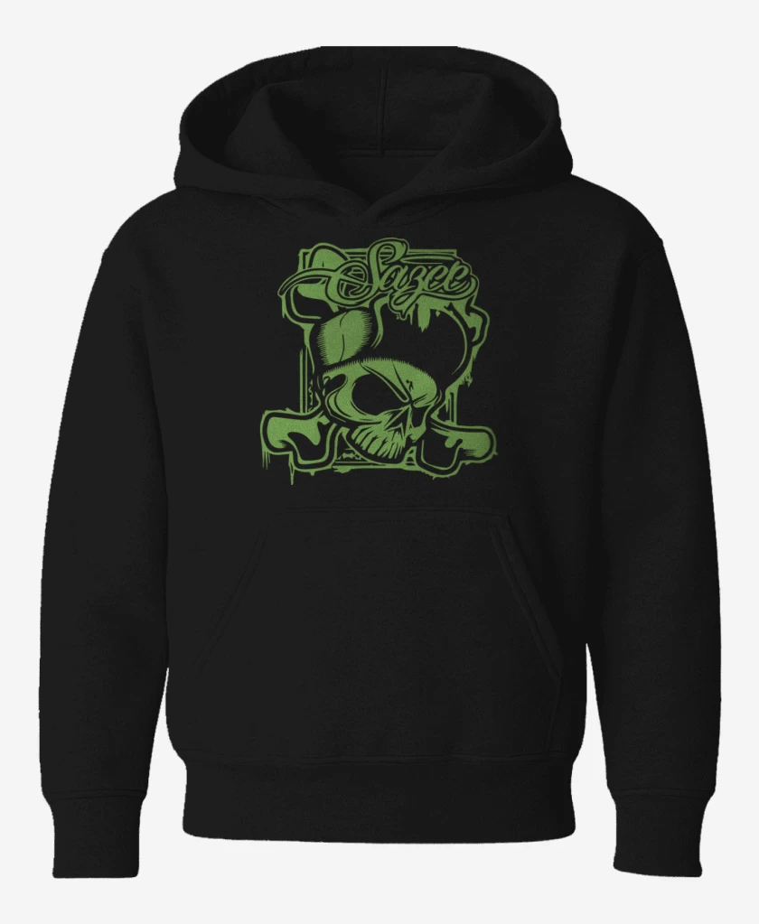 Poleron de niño Negro de Skull and bones