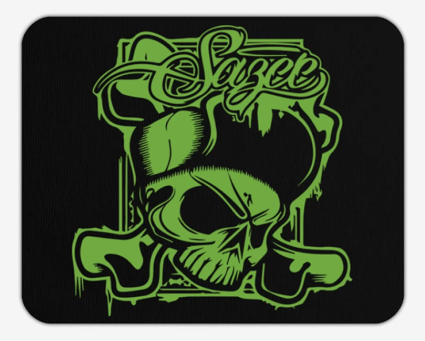 Mousepad Negro de Skull and bones