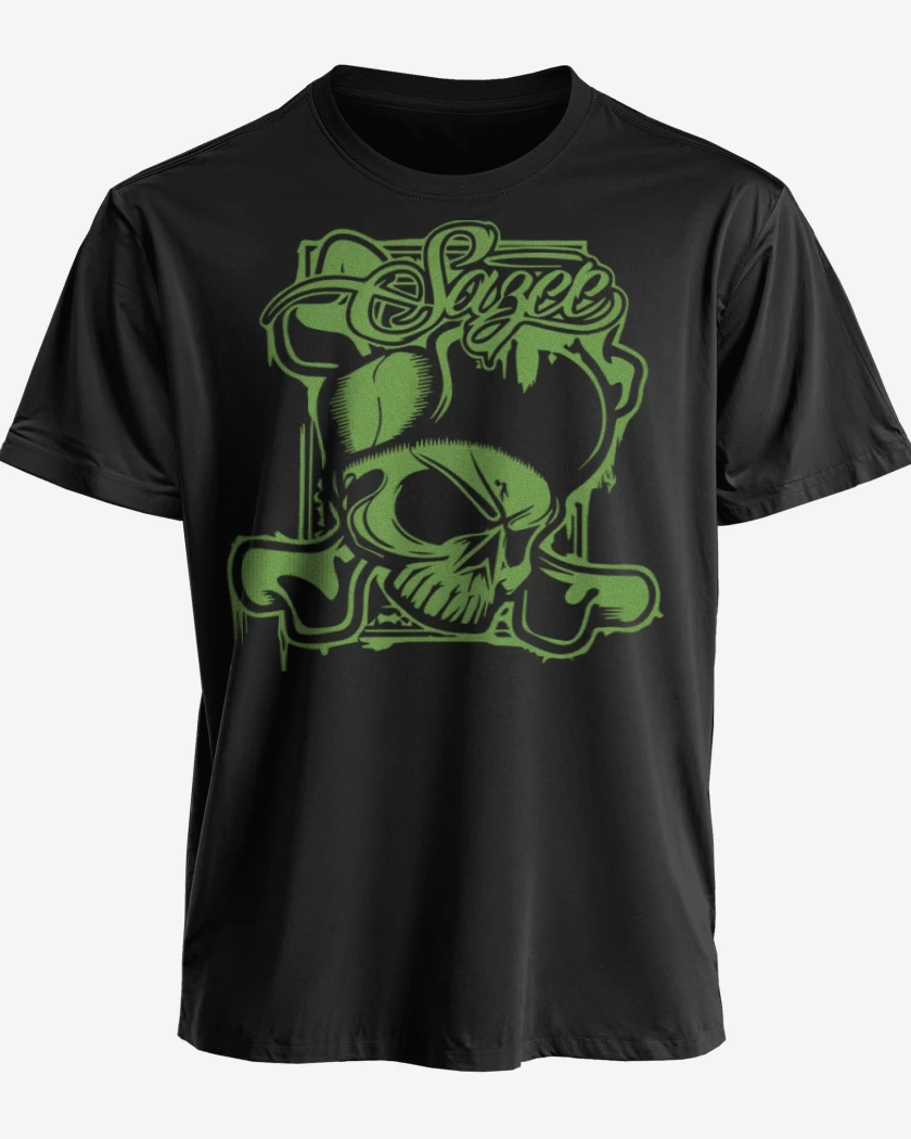 Polera premium Negro de Skull and bones