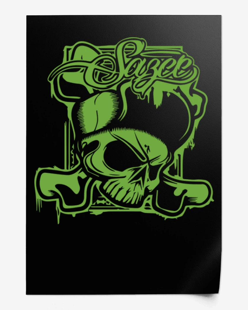 Print Skull and bones