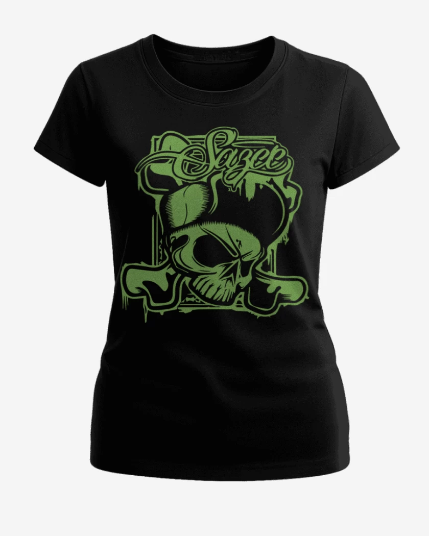 Polera de Mujer Negro de Skull and bones