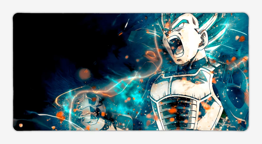 Mouse pad Gamer Negro de Vegeta