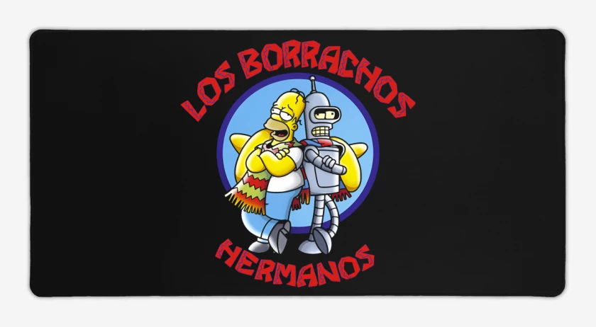 Mouse pad Gamer Borrachos Hermanos