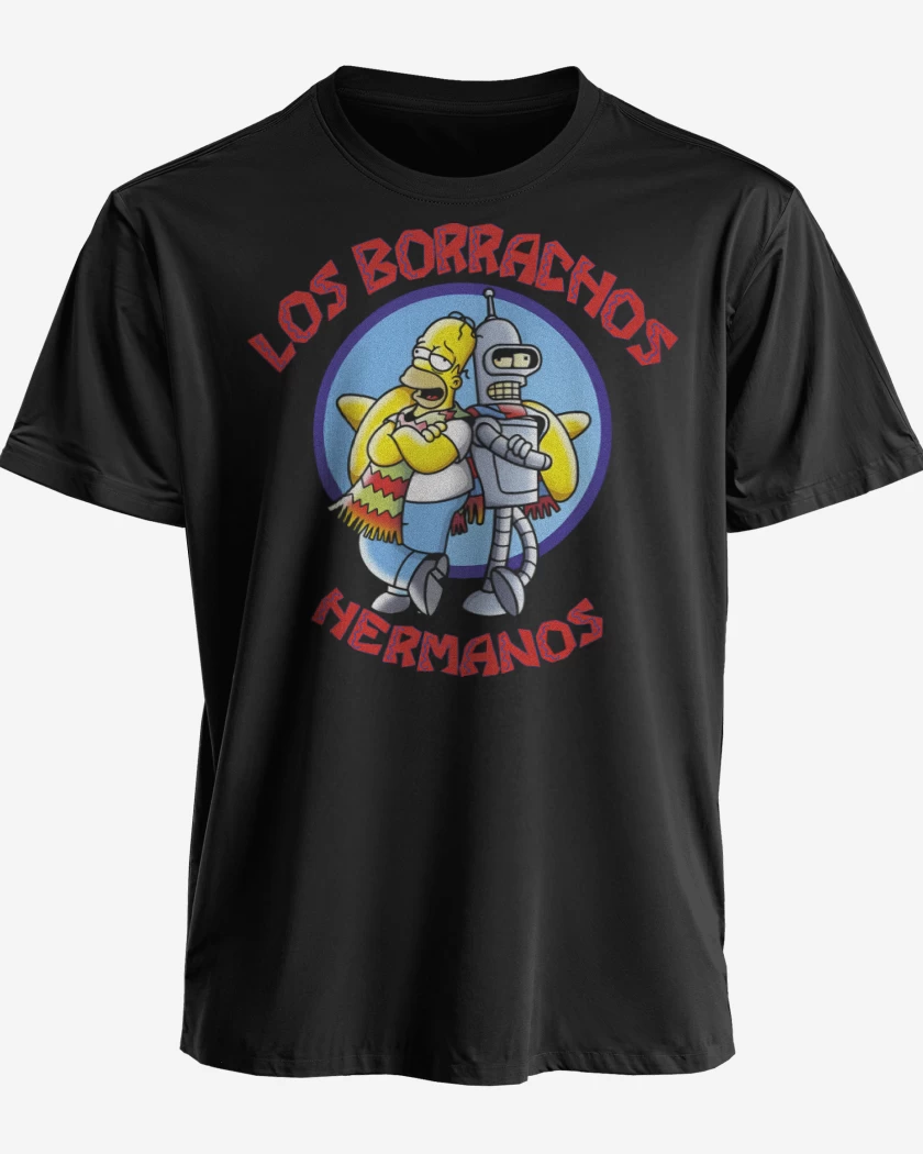 Polera premium Negro de Borrachos Hermanos