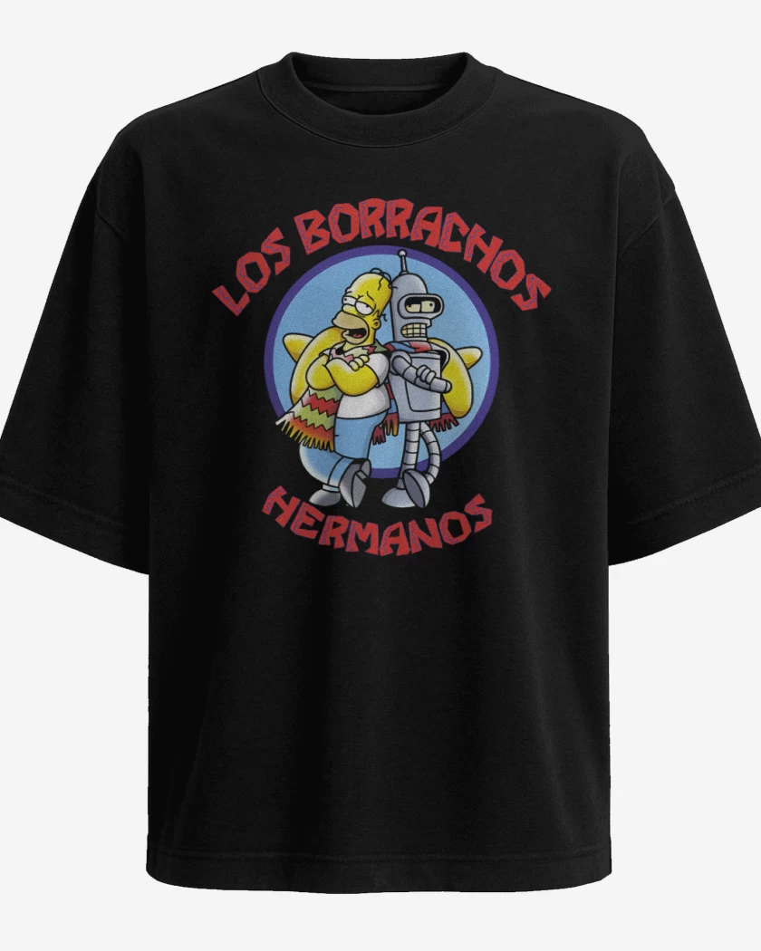 Polera Oversize Borrachos Hermanos