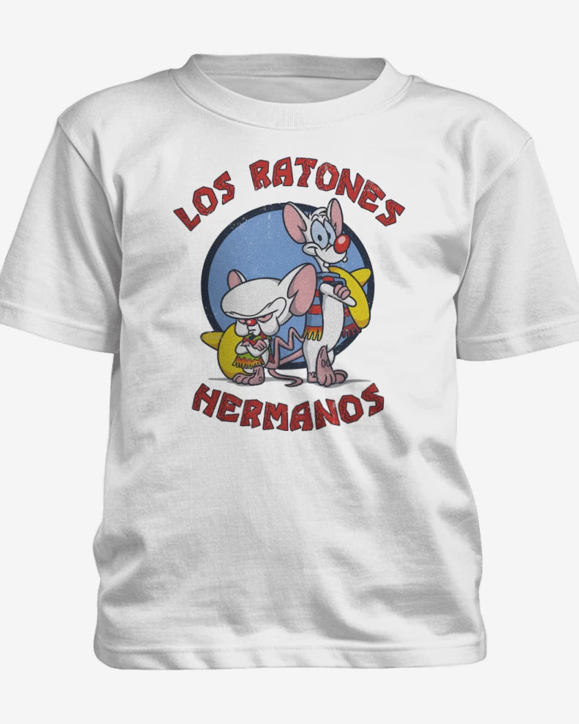 Polera de niño Blanco de Ratones Hermanos