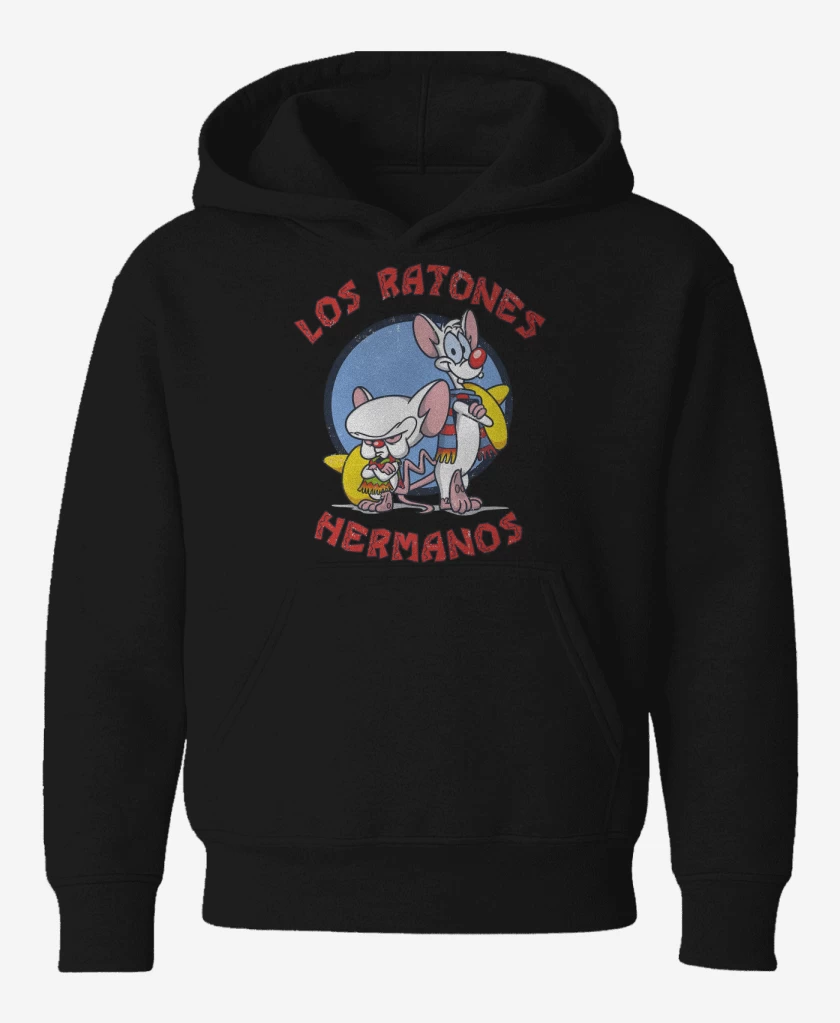 Poleron de niño Negro de Ratones Hermanos