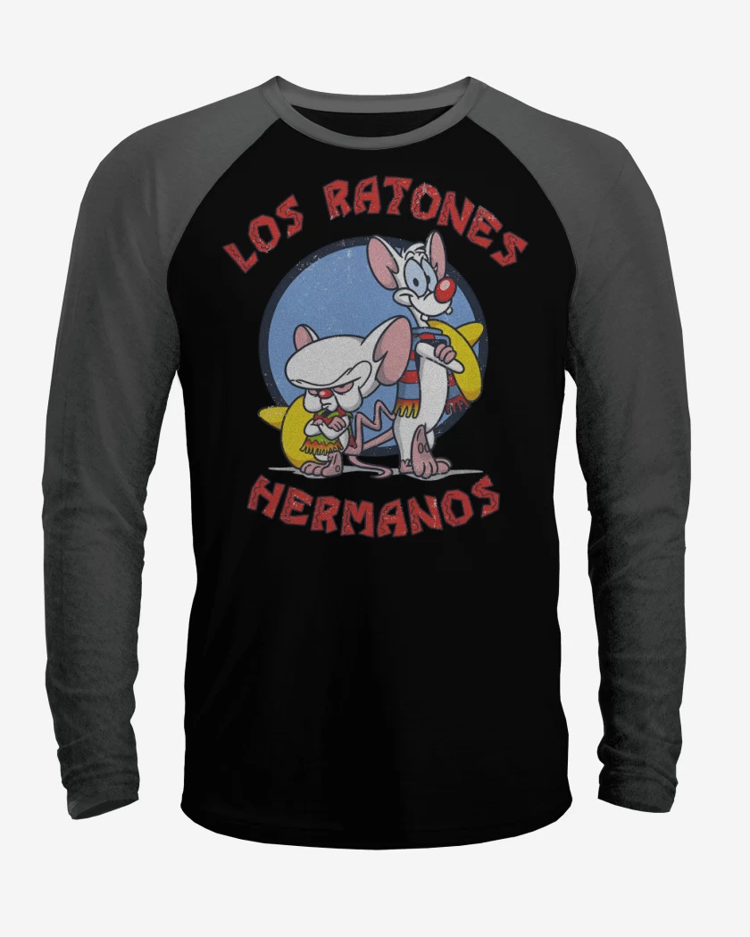 Polera Raglan Ratones Hermanos