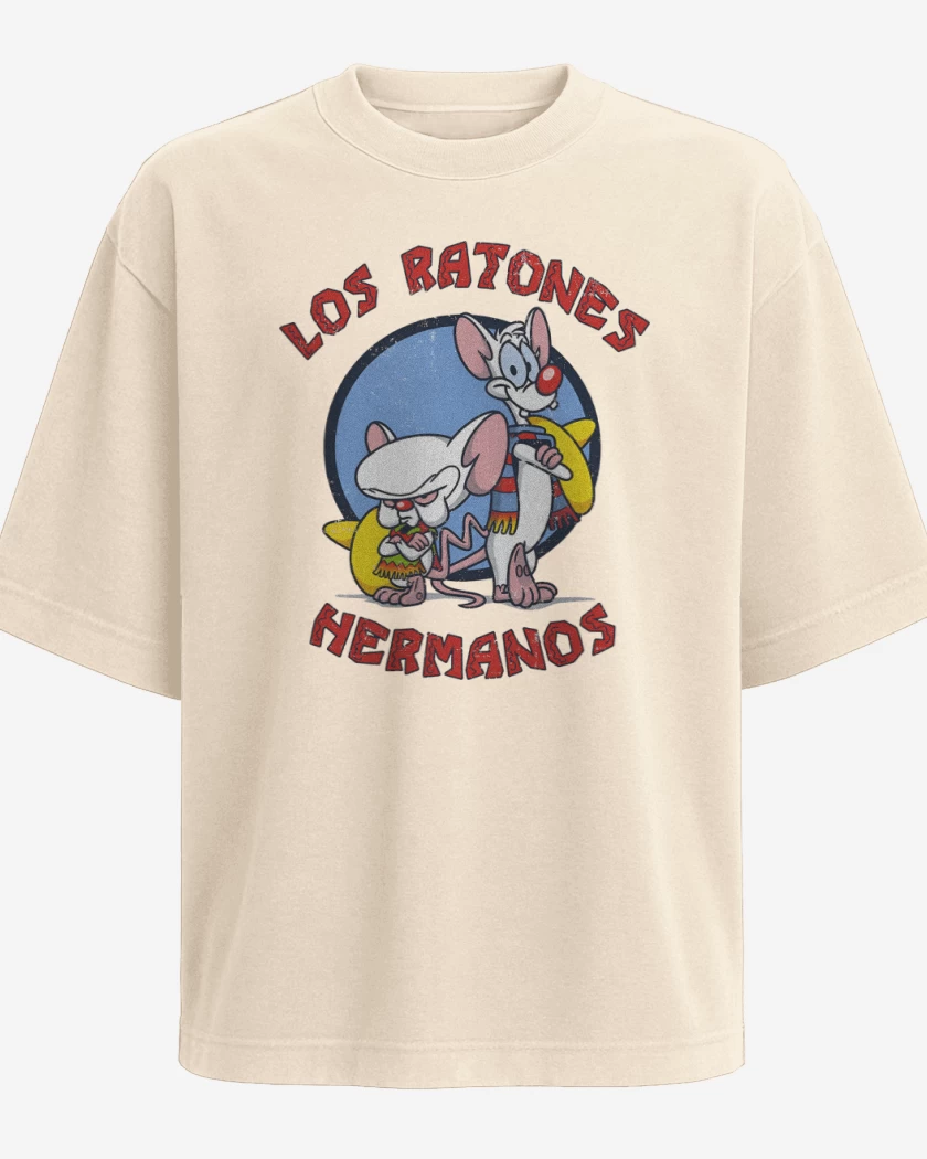 Polera Oversize Ratones Hermanos