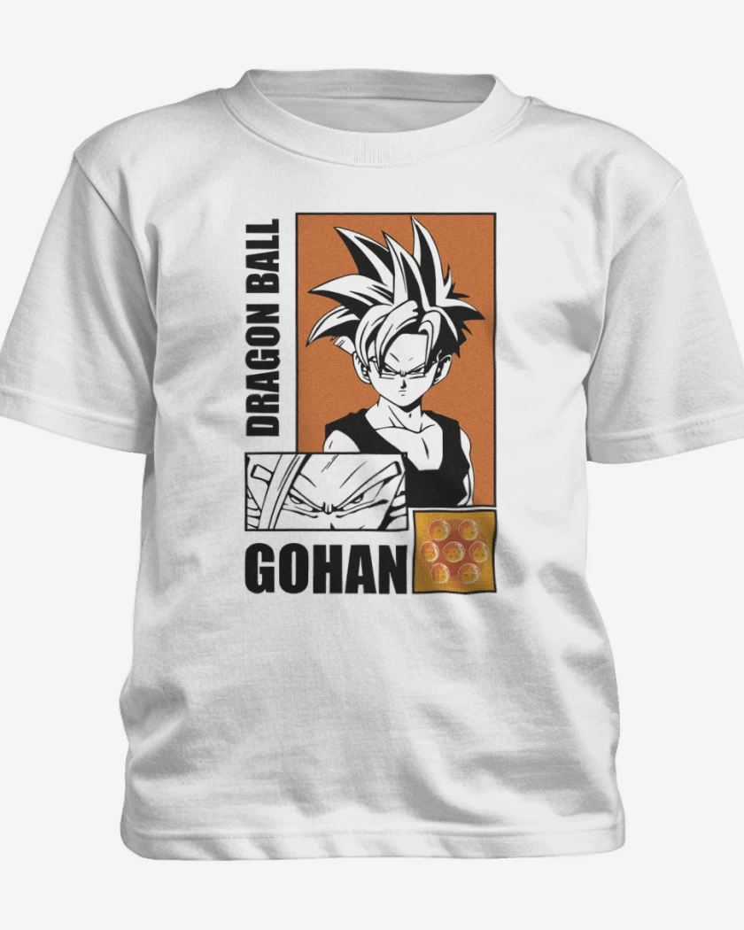 Polera de niño Blanco de Son Gohan