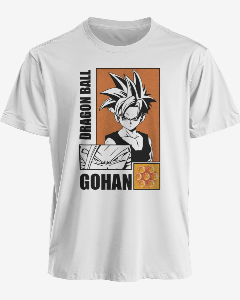 Polera Blanco de Son Gohan