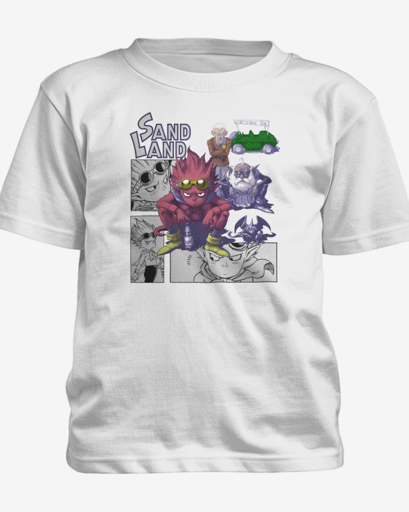 Polera de niño Blanco de Sand Land 