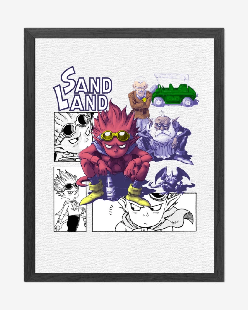 Cuadro decorativo Blanco de Sand Land 