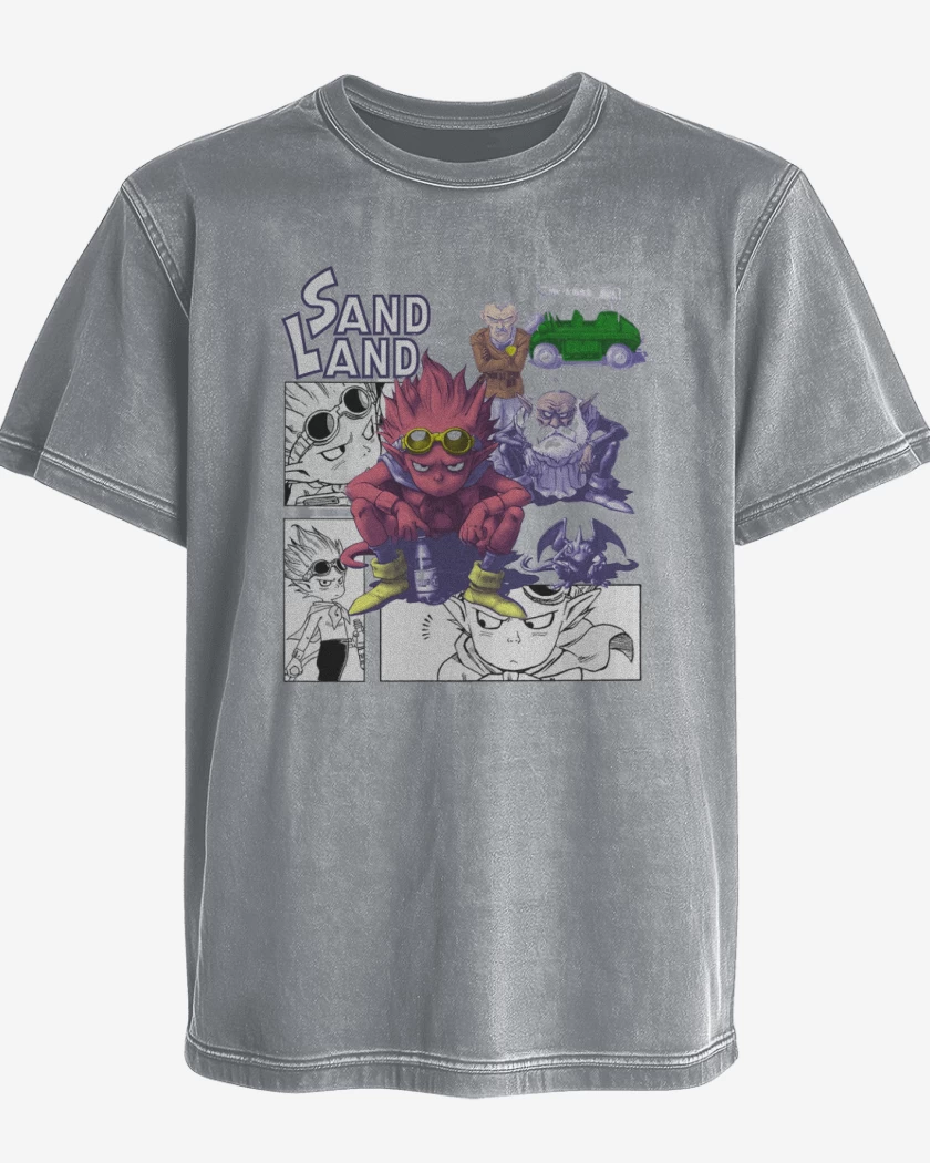 Polera desgastada Sand Land 