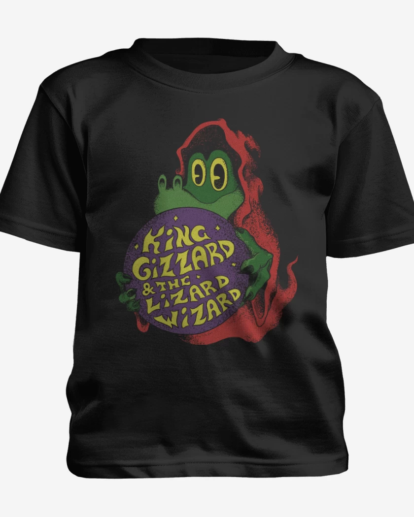 Polera de niño Negro de Lizard Wizard KGLW