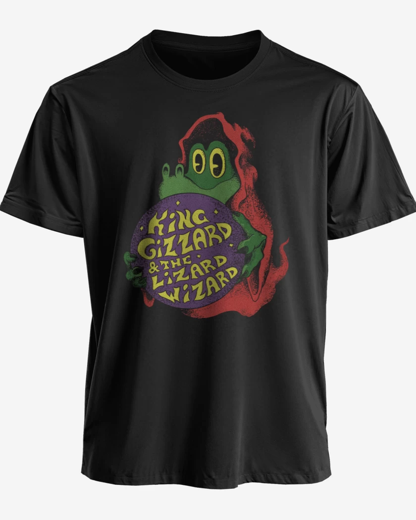 Polera Negro de Lizard Wizard KGLW