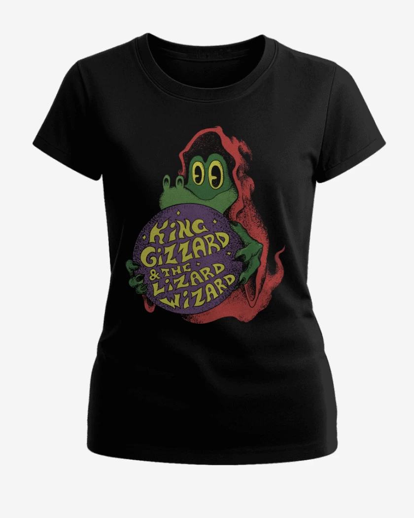 Polera de Mujer Negro de Lizard Wizard KGLW