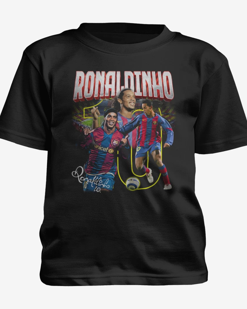 Polera de niño Negro de Ronaldinho