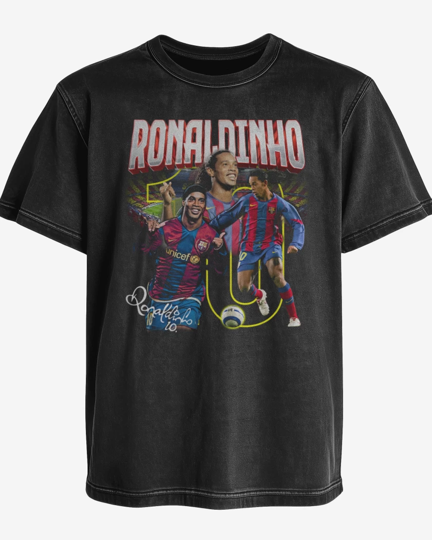 Polera desgastada Ronaldinho